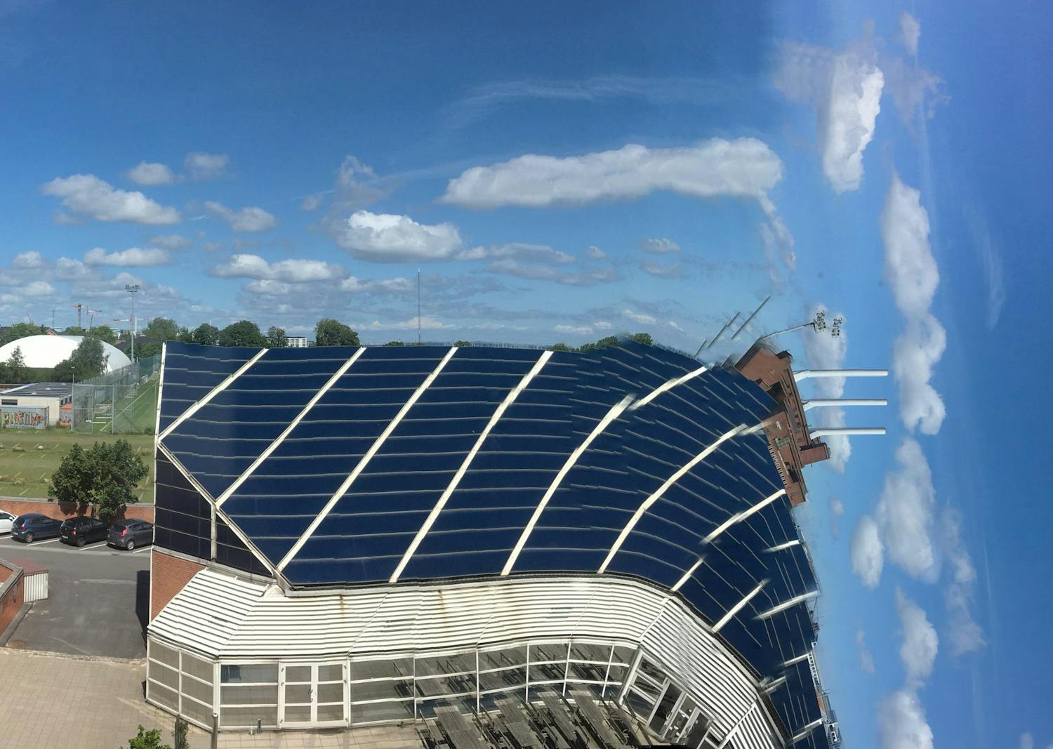 Kummallinen panoraama iPhonella kuvattuna